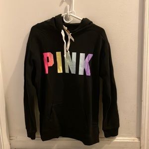 PINK black hoodie size small